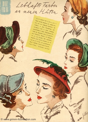 Hildegarde van G&uuml;lick, Mode 1950